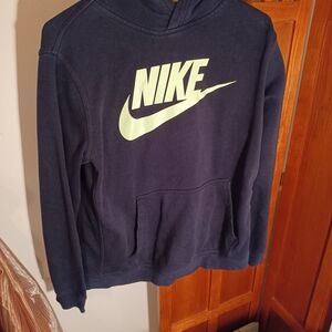 Nike Youth XL (Fits Women's Lg) Hoodie with Lime Green Logo